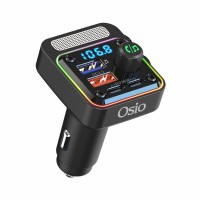 FM TRANSMITTER ΑΝΑΠΤΗΡΑ 12V ΜΕ BLUETOOTH OFT-4260BT ΦΟΡΤΙΣΤΗ USB TYPE-A + USB TYPE-C OSIO Φις Αναπτήρα americat.gr