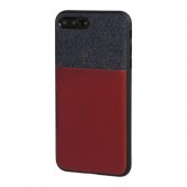APPLE iPHONE 7 PLUS ΚΑΙ 8 PLUS ΘΗΚΗ ΚΙΝΗΤΟΥ DUO POCKET ΜΠΛΕ-ΜΠΟΡΝΤΩ ΜΑΓΝΗΤΙΚΗ SILVER LINE Apple americat.gr