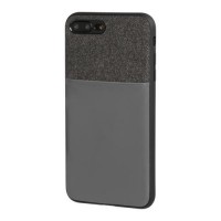 Duo pocket, two colour cover with metal plate - Apple iPhone 7 / 8 - Black/Grey americat.gr
