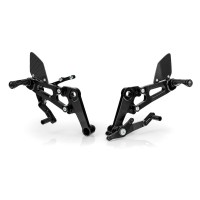 Lampa Ρυθμιζόμενα Μαρσπιέ (Rearsets) Μοτοσικλέτας - Μαύρο Χρώμα 16 Θέσεων Paraxite 2τεμ (L.PRS001N) Μαρσπιέ americat.gr