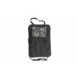 ΘΗΚΕΣ ΠΛΑΤΗΣ ΚΑΘΙΣΜΑΤΟΣ ORGANIZER ΜΑΥΡΟ ΜΕ ΘΗΚΗ TABLET 10'' ΚΑΙ 7 ΘΗΚΕΣ 61x41cm Organizers americat.gr