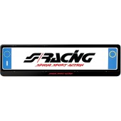 ΠΛΑΙΣΙΟ ΠΙΝΑΚΙΔΑΣ ΜΑΥΡΟ 53,5x14cm SIMONI RACING - 1 TEM Πινακίδες και Σήμανση americat.gr