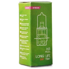 H3 24V 70W PK22s POWERTEC LONG LIFE ΑΛΟΓΟΝΟΥ 1ΤΕΜ. ΚΟΥΤΙ M-TECH Λάμπες americat.gr