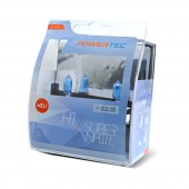 H1 12V 55W 3.450K P14.5 POWERTECK SUPERWHITE 2ΤΕΜ. 3000K έως 4000K americat.gr