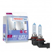 ΛΑΜΠΕΣ HIR2 9012 12V 15/55W (up to 100% ) POWERTEC SUPERWHITE (up 3.500k) mTECH - 2 Τεμ. Λάμπες americat.gr