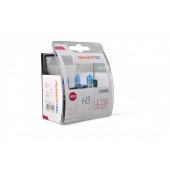 H3 12V 55W PK22s POWERTEC ULTRA WHITE 2ΤΕΜ. M-TECH 4100K έως 4700K americat.gr