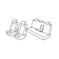 Lampa - Καλύμματα Καθισμάτων Superior για Volkswagen Golf Mk6 11/2008-10/2012 3/5πορτο Hatchback - 1 σετ (L.QF37057F) Ολοκληρωμένα σετ Καλυμμάτων americat.gr