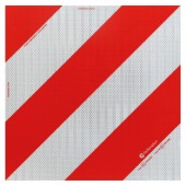 ΑΝΑΚΛΑΣΤΙΚΟ ΣΗΜΑ ΣΕ ΠΑΝΕΛ ΓΑΛΒΑΝΙΣΜΕΝΟΥ ΧΑΛΥΒΑ ΛΕΥΚΟ/ΚΟΚΚΙΝΟ DIN3071TPESC-B 423x423mm LAMPA - 1 ΤΕΜ Ανακλαστήρες americat.gr