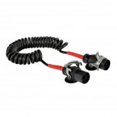 ΚΑΛΩΔΙΟ ΓΙΑ ΤΡΕΙΛΕΡ ΣΕ ΣΠΙΡΑΛ ΜΕ 7PIN 4,5m ISO7638-1 EBS/ABS ADR ΜΑΥΡΟ/ΚΟΚΚΙΝΟ REFLEXALLEN LAMPA - 1 TEM. americat.gr