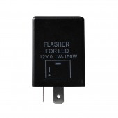 LED FLASHER (ΦΛΑΣΙΕΡΑ) 12V 0,1-150W 2 ΕΠΑΦΩΝ (L+-) mTECH - 1 Τεμ. Διακόπτες Ρελέ americat.gr