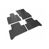 Cik - ΠΑΤΑΚΙΑ ΑΥΤΟΚΙΝΗΤΟΥ ΑΠΟ ΛΑΣΤΙΧΟ ΓΙΑ ALFA ROMEO STELVIO 2017+ ΣΕ ΜΑΥΡΟ ΧΡΩΜΑ ΜΕ ΚΟΥΜΠΩΜΑΤΑ - 4 ΤΕΜ. (RM.AL.0003/CK) Alfa Romeo americat.gr