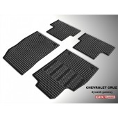 Cik - ΠΑΤΑΚΙΑ ΑΥΤΟΚΙΝΗΤΟΥ ΑΠΟ ΛΑΣΤΙΧΟ ΓΙΑ CHEVROLET CRUZE 2008-2016 / OPEL ASTRA J 2009-2016 ΣΕ ΜΑΥΡΟ ΧΡΩΜΑ ΜΕ ΚΟΥΜΠΩΜΑΤΑ - 4 ΤΕΜ. (RM.CH.0001/CK) Chevrolet americat.gr