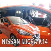 ΑΝΕΜΟΘΡΑΥΣΤΕΣ ΓΙΑ NISSAN MICRA K14 5D 2017+ ΣΕΤ ΑΥΤΟΚΙΝΗΤΟΥ ΑΠΟ ΕΥΚΑΜΠΤΟ ΦΙΜΕ ΠΛΑΣΤΙΚΟ HEKO - 4 ΤΕΜ. ΑΝΕΜΟΘΡΑΥΣΤΕΣ americat.gr