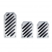 ΠΕΝΤΑΛ BLACK STRIPE ΑΛΟΥΜΙΝΙΟΥ ΧΡΩΜΙΟ/ΜΑΥΡΟ ΜΕ ΑΝΤΙΟΛΙΣΘΗΤΙΚΟ ΠΑΤΗΜΑ ΣΕΤ 3ΤΕΜ. Πετάλια americat.gr