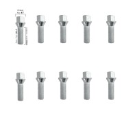 ΜΠΟΥΛΟΝΙΑ ΚΩΝΙΚΑ 14x1.5 40mm 10ΤΜΧ (17) Κωνικά americat.gr