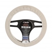 FIAT 500 ΚΑΛΥΜΜΑ ΤΙΜΟΝΙΟΥ ΜΠΕΖ ΟΙΚΟΛΟΓΙΚΟ ΔΕΡΜΑ & ΒΑΜΒΑΚΕΡΟ ΜΕ LOGO SIMONI RACING 37-39cm SIMONI RACING - 1 τεμ. Διάμετρος 37-39 cm americat.gr