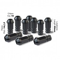 Simoni Racing - ΠΑΞΙΜΑΔΙ ΚΩΝΙΚΟ 14x1,5 (50mm) (19) ΜΑΥΡΟ 10ΤΕΜ. Κωνικά americat.gr