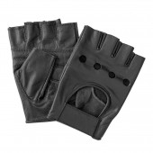 ΓΑΝΤΙΑ ΟΔΗΓΟΥ ΔΕΡΜΑΤΙΝΑ ΜΑΥΡΑ ΜΙΣΑ (XL) VINTAGE GLOVES Γάντια Οδήγησης americat.gr