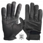 ΓΑΝΤΙΑ ΟΔΗΓΟΥ ΔΕΡΜΑΤΙΝΑ ΜΑΥΡΑ (L) ΔΙΑΤΡΗΤΑ VINTAGE GLOVES SIMONI RACING - 1 σετ. Γάντια Οδήγησης americat.gr