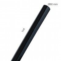 ΣΩΛΗΝΑΣ ΣΙΛΙΚΟΝΗΣ ΜΑΥΡΟΣ Φ60 ΜΗΚΟΣ 1Μ Σωλήνες και Γωνίες Σιλικόνης americat.gr