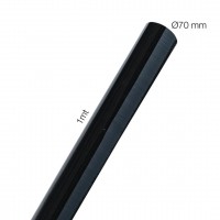 ΣΩΛΗΝΑΣ ΣΙΛΙΚΟΝΗΣ ΜΑΥΡΟΣ Φ70 ΜΗΚΟΣ 1Μ Σωλήνες και Γωνίες Σιλικόνης americat.gr