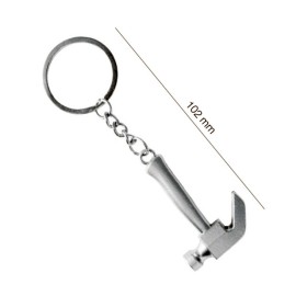 ΜΠΡΕΛΟΚ ΚΛΕΙΔΙΩΝ ΜΕΤΑΛΛΙΚΟ ΜΕ ΣΦΥΡΙ (102 mm) - 1 ΤΕΜ. Μπρελόκ americat.gr