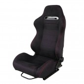 ΚΑΘΙΣΜΑ MIKY 54 X 88 cm ΜΕ ΑΝΑΚΛΙΣΗ/ΣΙΔΗΡΟΔΡΟΜΟΥΣ (ΜΑΥΡΟ ΒΕΛΟΥΡ ΜΕ ΚΟΚΚΙΝΕΣ ΡΑΦΕΣ) Καθίσματα americat.gr