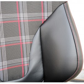 ΚΑΘΙΣΜΑ JACKIE ΑΝΑΚΛΙΝΟΜΕΝΟ ΜΑΥΡΟ/ΚΑΡΟ ΜΕ ΣΙΔΗΡΟΔΡΟΜΟ SIMONI RACING - 1ΤΕΜ Καθίσματα americat.gr