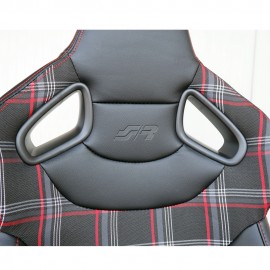 ΚΑΘΙΣΜΑ JACKIE ΑΝΑΚΛΙΝΟΜΕΝΟ ΜΑΥΡΟ/ΚΑΡΟ ΜΕ ΣΙΔΗΡΟΔΡΟΜΟ SIMONI RACING - 1ΤΕΜ Καθίσματα americat.gr