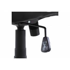 ΚΑΡΕΚΛΑ ΓΡΑΦΕΙΟΥ BUCKET ΜΑΥΡΗ/ΚΑΡΟ ΑΠΟ ΟΙΚΟΛΟΓΙΚΟ ΔΕΡΜΑ ΜΕ ΡΟΔΑΚΙΑ & ΡΥΘΜΙΖΟΜΕΝΟ ΥΨΟΣ 115-125cm SIMONI RACING - 1 τεμ. Καθίσματα americat.gr