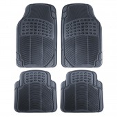 ΠΑΤΑΚΙΑ ΛΑΣΤΙΧΟ RUBBER MATS ΜΑΥΡΑ ΣΕΤ 4ΤΕΜ. Διεθνή Πατάκια Λάστιχο americat.gr