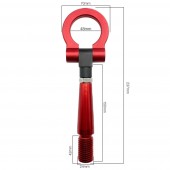 ΓΑΝΤΖΟΣ ΡΥΜΟΥΛΚΗΣΗΣ ΜΗΚΟΣ 237mm ΦΑΡΔΟΣ 70mm ΣΠΕΙΡΩΜΑ 24mm ΣΕ ΚΟΚΚΙΝΟ ΧΡΩΜΑ 300gr SIMONI RACING - 1 τεμ. Ρυμούλκηση americat.gr