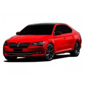 TRIM ΠΡΟΦΥΛΑΚΤΗΡΑ ΧΡΩΜΙΟ ΜΕΤΑΛΛΙΚΟ S-Dizayn ΓΙΑ SKODA SUPERB 4D 2015+ - 3 τεμ Αυτοκόλλητα Προφίλ και Τριμ americat.gr