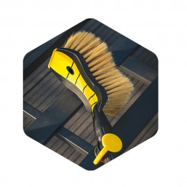 Amio - ΒΟΥΡΤΣΑ ΠΛΥΣΙΜΑΤΟΣ PREMIUM ΜΕ ΑΝΤΑΠΤΟΡΑ ΓΙΑ ΠΑΡΟΧΗ ΝΕΡΟΥ ΚΑΙ ΡΥΘΜΙΖΟΜΕΝΗ ΛΑΒΗ 54cm - 1 TEM. (T9039/AM) Βούρτσες Σκουπάκια americat.gr