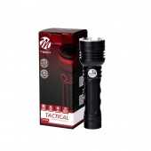 ΦΑΚΟΣ ΧΕΙΡΟΣ 1x10W 490lm IP65 140mm Φ40mm 5000mAh Li-ion TACTICAL LASER FLASHLIGHT M-TECH - 1 Τεμ. Φακοί americat.gr