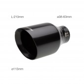 ΜΠΟΥΚΑ TRX/20N ΜΑΥΡΗ 115mm Μπούκες Εξάτμισης americat.gr