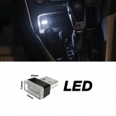 ΠΛΑΦΟΝΙΕΡΑ ΑΝΑΓΝΩΣΗΣ ΣΕ USB ΛΕΥΚΟ ΦΩΣ ATHMOSPHERE LED ΓΙΑ ΘΥΡΑ 20x15x7,8mm 1ΤΕΜ. Πλαφονιέρες americat.gr