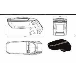 ΤΕΜΠΕΛΗΣ ΑΥΤΟΚΙΝΗΤΟΥ ARMSTER 2 ΑΣΗΜΙ ΜΕ ΤΣΕΠΗ ΓΙΑ SEAT LEON (+ ΚΑΛΩΔΙΟ 12V) 2020+ RATI - 1τεμ. Μαρκέ Τεμπέληδες RATI americat.gr