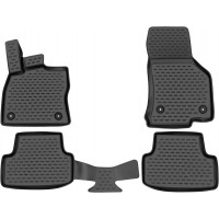 Novline - Πατάκια σε Σκαφη Element 3D για VW Golf VII SportWagon (AU) 04/2013 > 2020 5πορτο από TPE Λάστιχο σε Μαύρο Χρώμα - 4 τεμ. (ELEMENT3D5156210K/NV) VW americat.gr