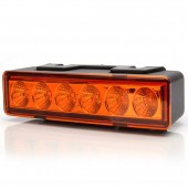 ΣΤΡΟΜΠΟ LED W117 10-33V ΒΙΔΩΤΟ ΠΟΡΤΟΚΑΛΙ 146,5x32,8x50mm Στρόμπο (Strobe) americat.gr