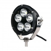 ΠΡΟΒΟΛΕΑΣ ΟΔΗΓΗΣΗΣ LED DRIVING ΜΑΥΡΟΣ 10-32V 50W 3500 lm 5 CREE LED ΣΤΡΟΓΓΥΛΟΣ 110 x 110 x 64 mm M-TECH Εξωτερικά Φώτα & Προβολείς LED americat.gr