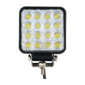 ΠΡΟΒΟΛΕΑΣ ΕΡΓΑΣΙΑΣ WORKING LAMPS FLOOD BEAM OSRAM LED 10-30V 48W 3600lm ΤΕΤΡΑΓΩΝΟΣ (110 x 110 x 72 mm) M-TECH -1 TEM Φώτα Εργασίας LED americat.gr