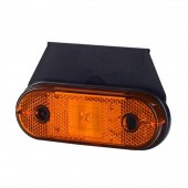 ΦΩΣ ΟΓΚΟΥ ΑΝΑΚΛΑΣΤΙΚΟ LD624 12/24V 1 LED HORPOL ΠΟΡΤΟΚΑΛΙ (11 x 3,9 cm) -1ΤΕΜ. Φώτα Ογκου americat.gr