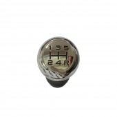 ΠΟΜΟΛΟ ΤΑΧΥΤΗΤΩΝ ΧΡΩΜΙΟ ΜΕ ΕΝΔΕΙΞΗ 5 ΤΑΧΥΤΗΤΩΝ ΓΙΑ PEUGEOT 206/307/308/408/ CITROEN ELYSEE/SEGA/TRIUMPH/C2 VTS - 1 τεμ. Πόμολα Ταχυτήτων americat.gr