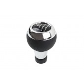 ΠΟΜΟΛΟ ΤΑΧΥΤΗΤΩΝ ΣΕ ΜΑΥΡΟ/ΑΣΗΜΙ ΧΡΩΜΑ ΜΕ ΕΝΔΕΙΞΗ 6 ΤΑΧΥΤΗΤΩΝ ΓΙΑ MINI COOPER R55/R56/R57/R58/R59/R60 - 1 τεμ. Πόμολα Ταχυτήτων americat.gr