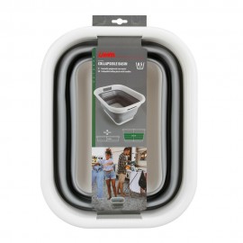 ΛΕΚΑΝΗ ΠΤΥΣΣΟΜΕΝΗ 6,5>24,5cm ΜΕ ΕΝΣΩΜΑΤΩΜΕΝΕΣ ΛΑΒΕΣ ΜΕΤΑΦΟΡΑΣ 8,5LT ΛΕΥΚΟ/ΓΚΡΙ Διάφορα Αξεσουάρ americat.gr