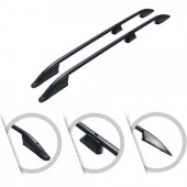 ΜΠΑΡΕΣ ΟΡΟΦΗΣ ΓΙΑ FORD TRANSIT CONNECT / TOURNEO CONNECT / VW CADDY 2021+ ΠΑΡΑΛΛΗΛΕΣ L1 ΑΛΟΥΜΙΝΙΟΥ ΜΑΥΡΕΣ 142cm ΟMTEC - 2 TEM. Παράλληλες Μπάρες Οροφής americat.gr