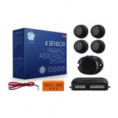 ΣΥΣΤΗΜΑ ΠΑΡΚΑΡΙΣΜΑΤΟΣ 12V ΜΕ 4 ΑΙΣΘΗΤΗΡΕΣ (ΜΑΥΡΟ) 22mm (ΕΠΙΠΛΕΟΝ ΔΑΚΤΥΛΙΔΙ) ΚΑΙ BUZZER M-TECH Αισθητήρες παρκαρίσματος οπισθοπορείας και εμπρός americat.gr