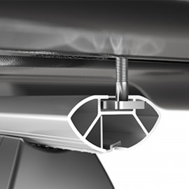 Menabo - Μπαγκαζιέρα Οροφής Diamond 450 Black σε Μαύρο Χρώμα με Γυαλιστερή Υφή - 1 τεμ. (8150/MB) 450 Λίτρα americat.gr