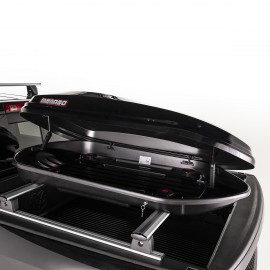 Menabo - Μπαγκαζιέρα Οροφής Diamond 450 Black σε Μαύρο Χρώμα με Γυαλιστερή Υφή - 1 τεμ. (8150/MB) 450 Λίτρα americat.gr